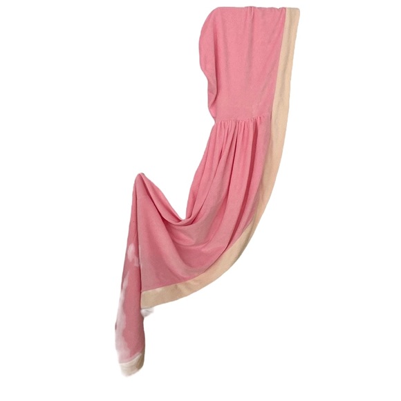 Magic Cabin Royal Cape in Pink with Cream Trim - Picture 2 of 6